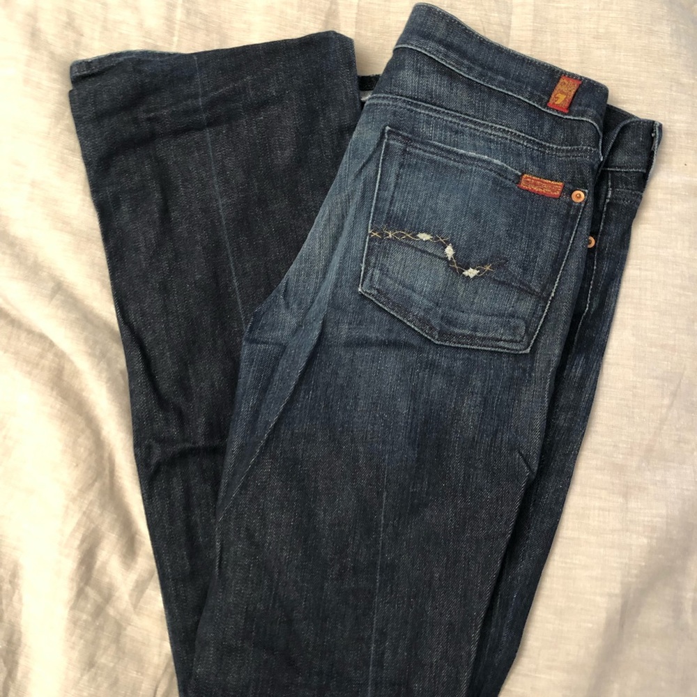 7 for all mankind flare leg jean
